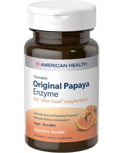 American Health Papaya Enzyme Chewable Tablets Digestive Health - supplemynts.com