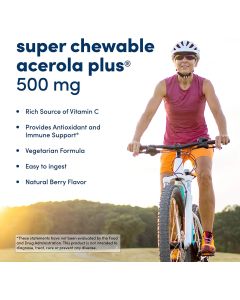 American Health Super Acerola Plus Chewable 100 Wafers Immune Health - supplemynts.com