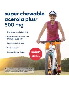 American Health Super Acerola Plus Chewable 300 Wafers Berry Flavored