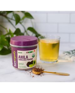 Amla Amalaki Powder 8 Oz Gluten Free Vegan Immune Support BareOrganics
