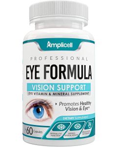 Amplicell Eye Formula Vision Support Vitamin Mineral Supplement 60 Cap - supplemynts.com