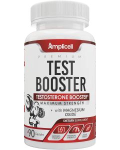Amplicell Testosterone Booster Max Strength Magnesium Oxide 90 Caps - supplemynts.com