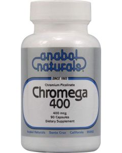 Anabol Naturals Chromium Picolinate Chromega 400 mcg 90 Capsules