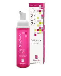 Andalou Naturals 1000 Roses Cleansing Foam Sensitive 5.5 Fl oz