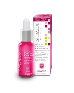 Andalou Naturals 1000 Roses Soothing Squalane Oil 1 fl oz Sensitive