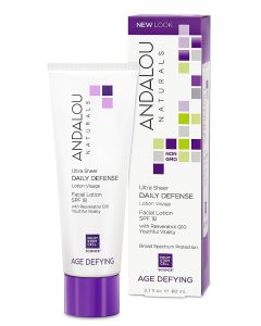 Andalou Naturals Age Defying Ultra Sheer Daily Defense Facial Lotion - supplemynts.com