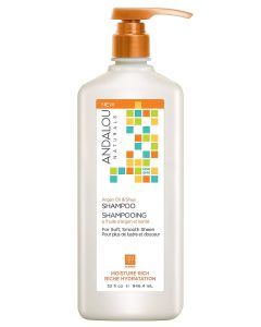 Andalou Naturals Argan Oil Shea Moisture Rich Shampoo 32 fl oz