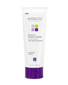 Andalou Naturals Botanical Shave Cream 8 Oz Vegan Cruelty Free
