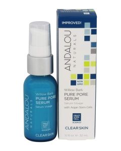 Andalou Naturals Clear Skin Willow Bark Pure Pore Serum 1.1 fl oz - supplemynts.com