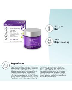 Andalou Naturals Rejuvenating Plant Based Retinol Alternative Cream