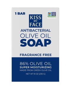 Antibacterial Fragrance Free Bar Soap 8 Oz Kiss My Face Cruelty Free
