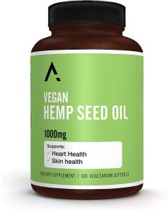 Ascendant Vegan Hemp Seed Oil Heart Skin Health Support 120 Softgels - supplemynts.com