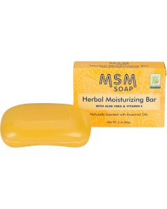 At Last Naturals MSM Soap Herbal Moisturizing Bar Aloe Vera Vitamin E - supplemynts.com
