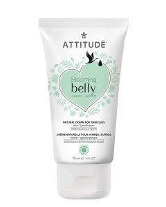Attitude Blooming Belly Natural Cream For Tired Legs 5 fl oz Vegan