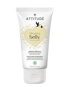 Attitude Blooming Belly Pregnancy Natural Stretch Mark Oil Argan 5 oz