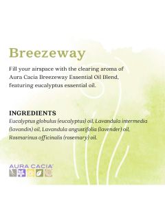 Aura Cacia Breezeway Clearing Pure Essential Oil Blend 0.5 fl oz