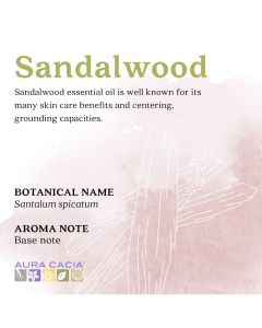 Aura Cacia Centering Sandalwood Pure Essential Oil 0.5 fl oz