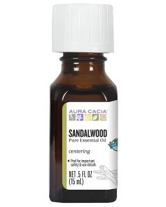 Aura Cacia Centering Sandalwood Pure Essential Oil 0.5 fl oz