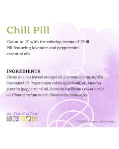 Aura Cacia Chill Pill Pure Essential Oil 0.5 fl oz Paraben Free