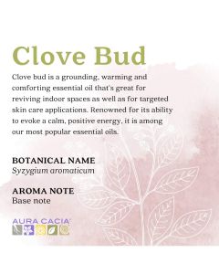Aura Cacia Comforting Clove Bud Pure Essential Oil 0.25 fl oz