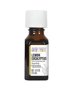 Aura Cacia Dispelling Lemon Eucalyptus Pure Essential Oil 0.5 oz