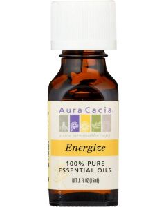 Aura Cacia Energize Pure Essential Oil Blend 0.5 oz Cruelty-free