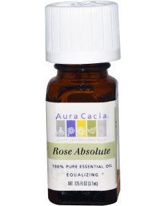 Aura Cacia Equalizing Rose Absolute Pure Essential Oil 0.125 fl oz