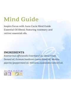 Aura Cacia Focusing Mind Guide Pure Essential Oil Blend 0.5 fl oz