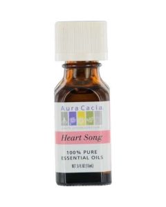 Aura Cacia Heart Song 0.5 oz Pure Essential Oil Blend Organic