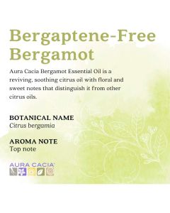 Aura Cacia Inspiring Bergamot Oil 0.5 fl oz Bergaptene Free