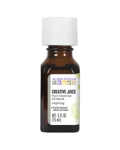 Aura Cacia Inspiring Creative Juice Pure Essential Oil Blend 0.5 oz