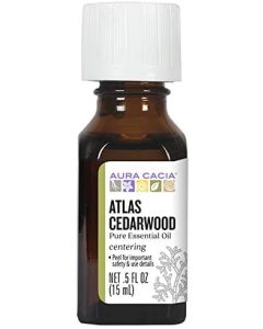 Aura Cacia Pure Essential Centering Atlas Cedarwood Oil 0.5 fl oz
