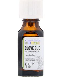 Aura Cacia Pure Essential Oil Comforting Clove Bud 0.5 fl oz