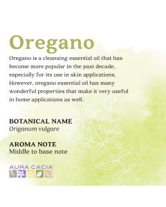 Aura Cacia Pure Essential Oil Purifying Oregano 0.5 fl oz