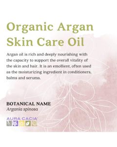 Aura Cacia Rejuvenating Organic Argan Oil 1 fl oz Skin Care
