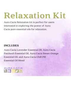 Aura Cacia Relaxation Kit Calming Pure Essential Oils