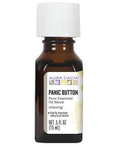 Aura Cacia Relaxing Panic Button Pure Essential Oil Blend 0.5 oz