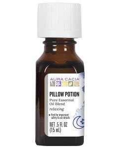 Aura Cacia Relaxing Pillow Potion Pure Essential Oil 0.5 fl oz