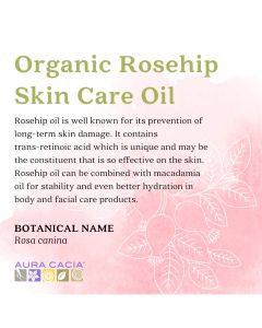 Aura Cacia Restoring Organic Rosehip Oil 1 fl oz Skin Care
