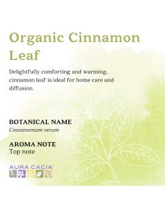 Aura Cacia Revitalizing Cinnamon Leaf Pure Essential Oil 0.25 fl oz