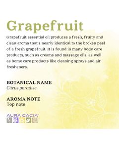 Aura Cacia Revitalizing Grapefruit Pure Essential Oil 0.5 fl oz