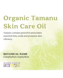 Aura Cacia Skin Care Nourishing Organic Tamanu Oil 1 fl oz