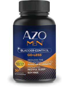 Azo Men Go Less Bladder Control Prostate Health 30 Caps Supplement