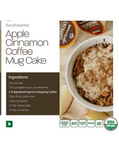 BareOrganics Energizing Coffee Superfoods 10ct Single Serve Cups Vegan