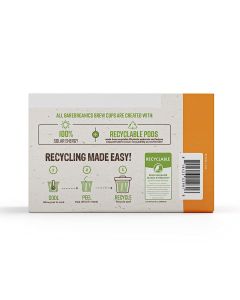 BareOrganics Focus Coffee Superfoods 10ct Single Serve Cups Vegan