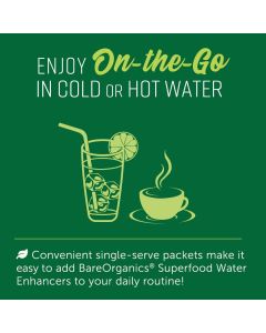 BareOrganics Sleep Superfood Drink Mix Smoothie Booster 5 Stick Pack