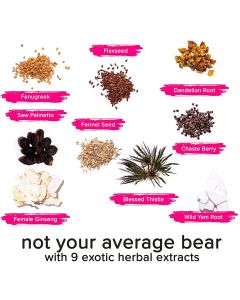 Bearvana Breast 9 Ingredients 60 Vegan Gummies - supplemynts.com