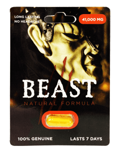 Beast 41000mg Natural Formula Male Enhancement Gold Pill - supplemynts.com