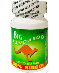 Big Kangaroo For Men Sexual Enhancement 1500mg 12 Pils Bottle - supplemynts.com