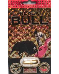 Black Bull El Toro 17000 Premier Male Enhancer Gold Pill - supplemynts.com